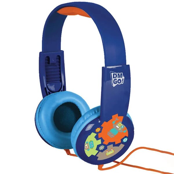 Fone De Ouvido Robô Headphone Infantil Kids Com Cabo