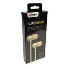 Fone De Ouvido Super Bass Metálico Kp-426 - Knup
