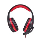 Fone Headset Gamer Com Microfone Kp-396 Preto/verm