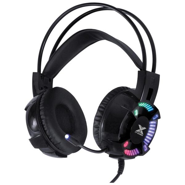Fone Headset Gamer Vx Gaming Enya Audio 7.1 Led Rgb Estático