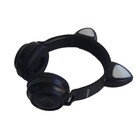 Fone Ouvido Bluetooth Sem Fio Orelha Gato Led Mic P2 Sd Lc-83