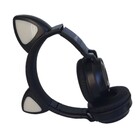 Fone Ouvido Bluetooth Sem Fio Orelha Gato Led Mic P2 Sd Lc-83