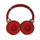 Fone Ouvido Bluetooth Sem Fio Radio Fm Mp3 Lt-f9007 Vermelho