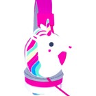 Fone Ouvido Cartoon Unicornio C/microfone E C/fio – Rosa