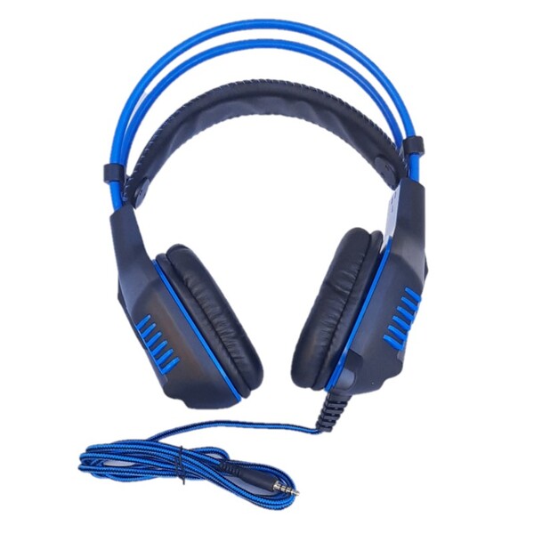Fone Ouvido Headphone Gamer Mic P3 Xtrad Lc-844 Preto Azul