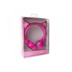 Fone Ouvido Headphone Orelha De Gato C/glitter Zat251 Rosa