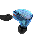 Fone Ouvido In-ear Com Fio Kz Zs10 Sem Microfone 3.5mm Azul