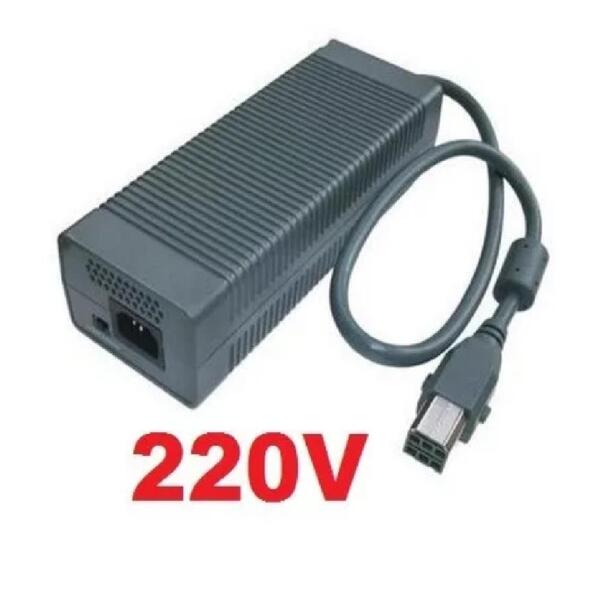 Fonte 220v Para Xbox 360 Fat Arcade Zephyr Falcon Jasper