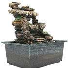 Fonte Agua Decorativa Cascata Artificial Iluminação De Led