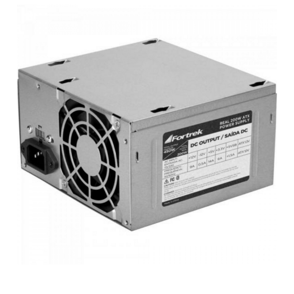 Fonte Atx Fortrek 200w Real 24 Pinos Sem Cabo.