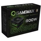 Fonte Atx Gamemax 800w Real 80plus/pfc/ Bivol Auto Gm800
