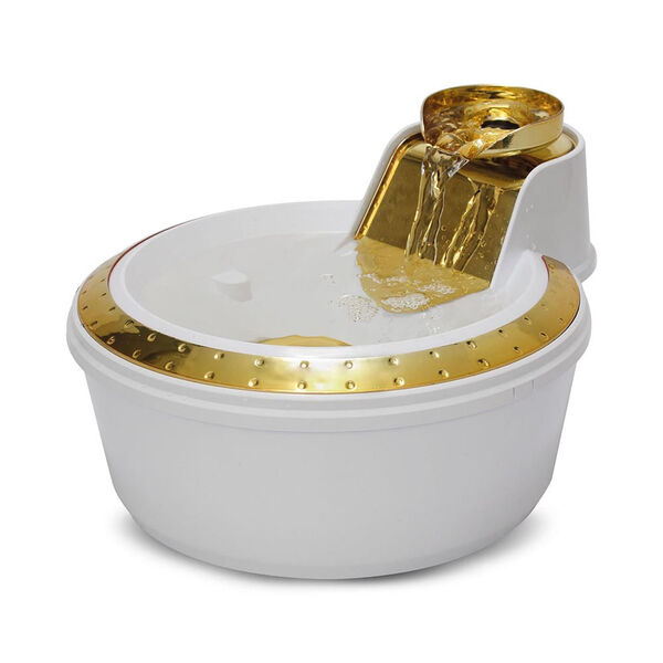 Fonte Bebedouro Premium Petlon Para Cães E Gatos Branco Com O