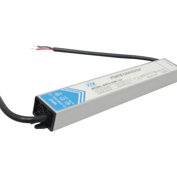 Fonte Blindada Bivolt Automática 12v 10a 120w Ip67 Prova D Ag