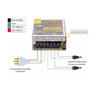 Fonte Chaveada 12v 25a Fita De Led Cftv 300w Entrada Bivolt