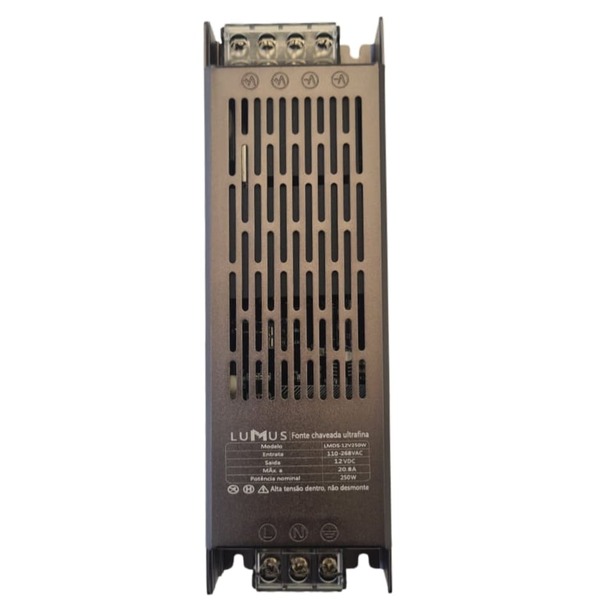 Fonte Chaveada Slim 250w 20.8a 12v - Lumus