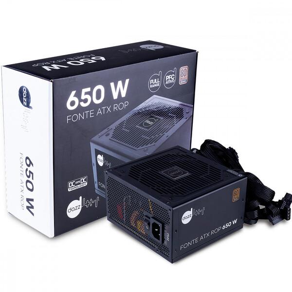 Fonte Dazz Rop 650w 80 Plus Bronze - 63000002