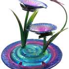 Fonte De Agua Cascata Deco Metal Borboletas Para Decoracao Ja