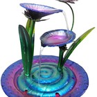 Fonte De Agua Cascata Decorativa Em Metal Borboleta Para Deco