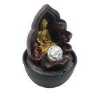 Fonte De Água Decorativa Budag 3 Quedas Cascata Luz De Led Bi