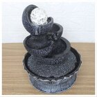 Fonte De Água Decorativa Cascata 4 Quedas Luz De Led Bivolt