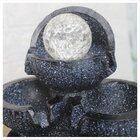 Fonte De Água Decorativa Cascata 4 Quedas Luz De Led Bivolt