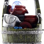 Fonte De Água Decorativa Resina Cascata 3 Quedas 5270 Bivolt