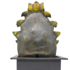 Fonte De Água Decorativa Resina Cascata Iluminação De Led Gan