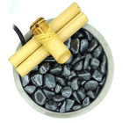 Fonte De Água Em Cimento Com Hematita (13cm)