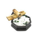 Fonte De Água Feng Shui Baguá Cascata Biqueira Bambu Preto