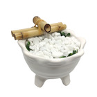 Fonte De Água Feng Shui Vaso Da Fortuna Biqueira Branco