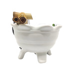 Fonte De Água Feng Shui Vaso Da Fortuna Biqueira Branco