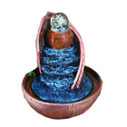 Fonte De Água Sidney Com Bola Giratória E Led 01122