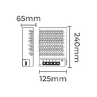 Fonte De Alimentação Chaveada Nordecor Com Cooler 12v 84a / 1