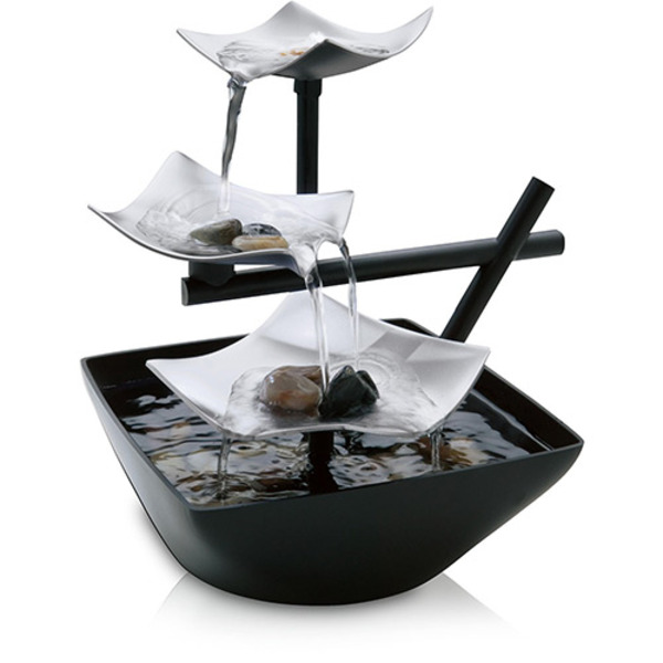 Fonte de Água Pvc Primavera Prateada 250V (220V) 20x25cm | Leroy ...