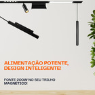 Fonte Driver 200W 48V 4A IP65 Blindada para Trilho Magnético