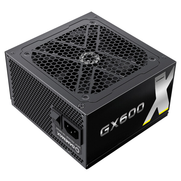 Fonte Gamemax 600w Gx600 - 80 Plus Gold - Black