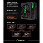 Fonte Gamemax Gp650 650w 80 Plus Bronze Preto