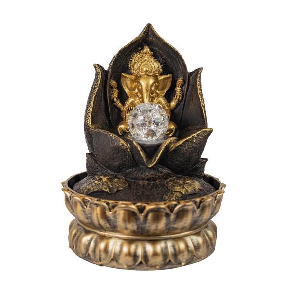 Fonte Ganesha Na Flor De Lótus