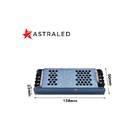 Fonte P/fita Chaveada Slim 120w 10.0a 12v Biv-astraled