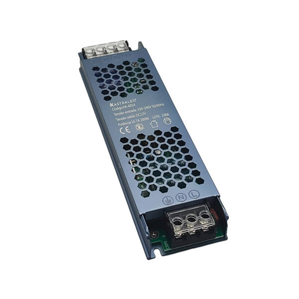 Fonte Para Fita Chaveada Slim 200w 16.7a 12v Biv-astraled