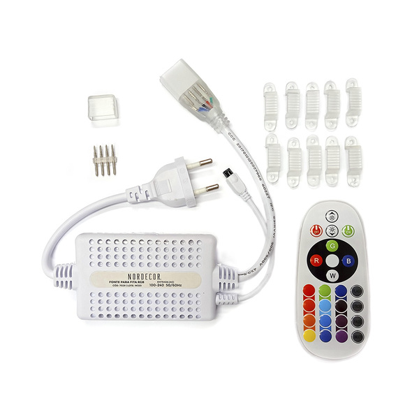Fonte Para Fita Led Rgb Nordecor Bivolt Unica 7029