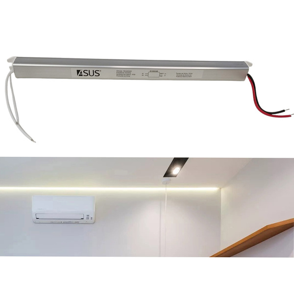 Fonte Slim Drive 48w 12v 4a Bivolt Perfil Fita Led Lustre Mul