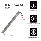 Fonte Slim Drive Perfil Fita Led 36w 12v 3a Luminaria Lustre