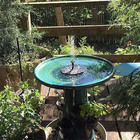 Fonte Solar Magica Agua Chafariz Bomba Flutuante Decoracao Ja