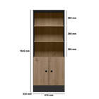 Fora De Linha - Armário Gamer 158 Altura Outlaw Player -preto