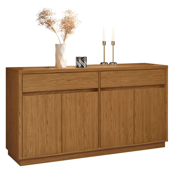 Fora De Linha Balcão Buffet 4 Portas E 2 Gavetas De 150cm Em