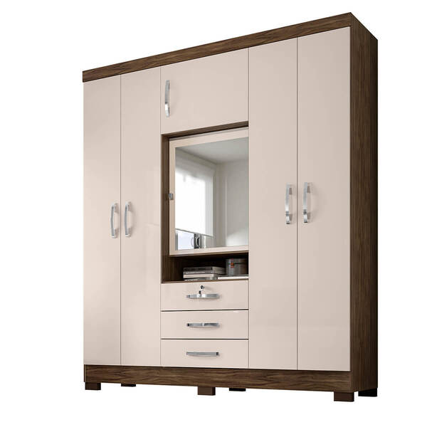 Fora De Linha - Guarda Roupa De Casal 6 Portas E 3 Gavetas Co