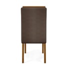 Fora De Linha Kit 02 Cadeiras Para Mesa De Jantar Estofada Gê