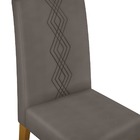 Fora De Linha Kit 02 Cadeiras Para Mesa De Jantar Estofada Gê