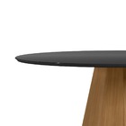 Fora De Linha Mesa Redonda 4 Lugares Com Vidro De 135cm  Sem